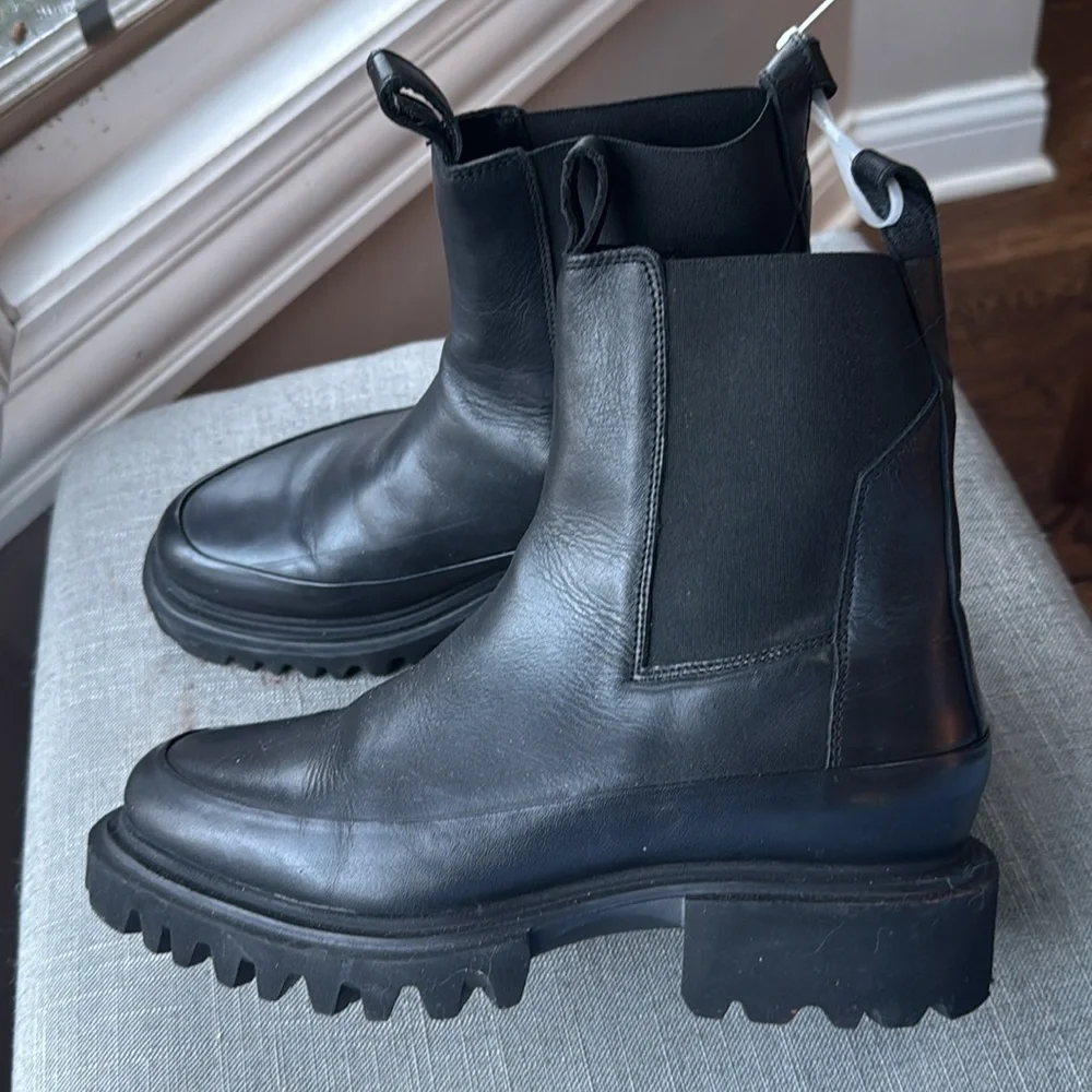 Allsaints Harlee Lug Sole Chelsea Ankle Boots